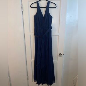 Navy blue bridesmaid dress